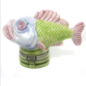 ContainedArt Colored Fish Airtight Container Jar New